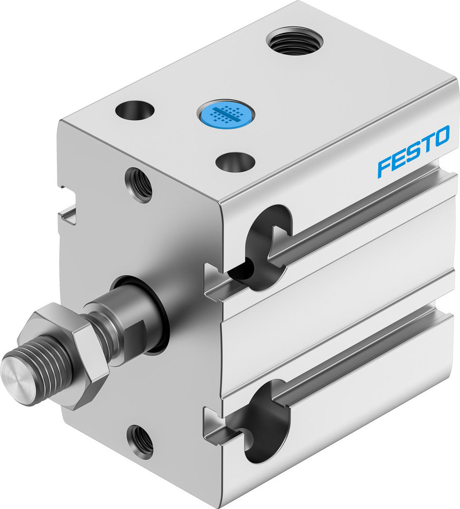 Festo Cilindro Compacto 32mm Diámetro 10mm Carrera Simple Efecto - 4828429