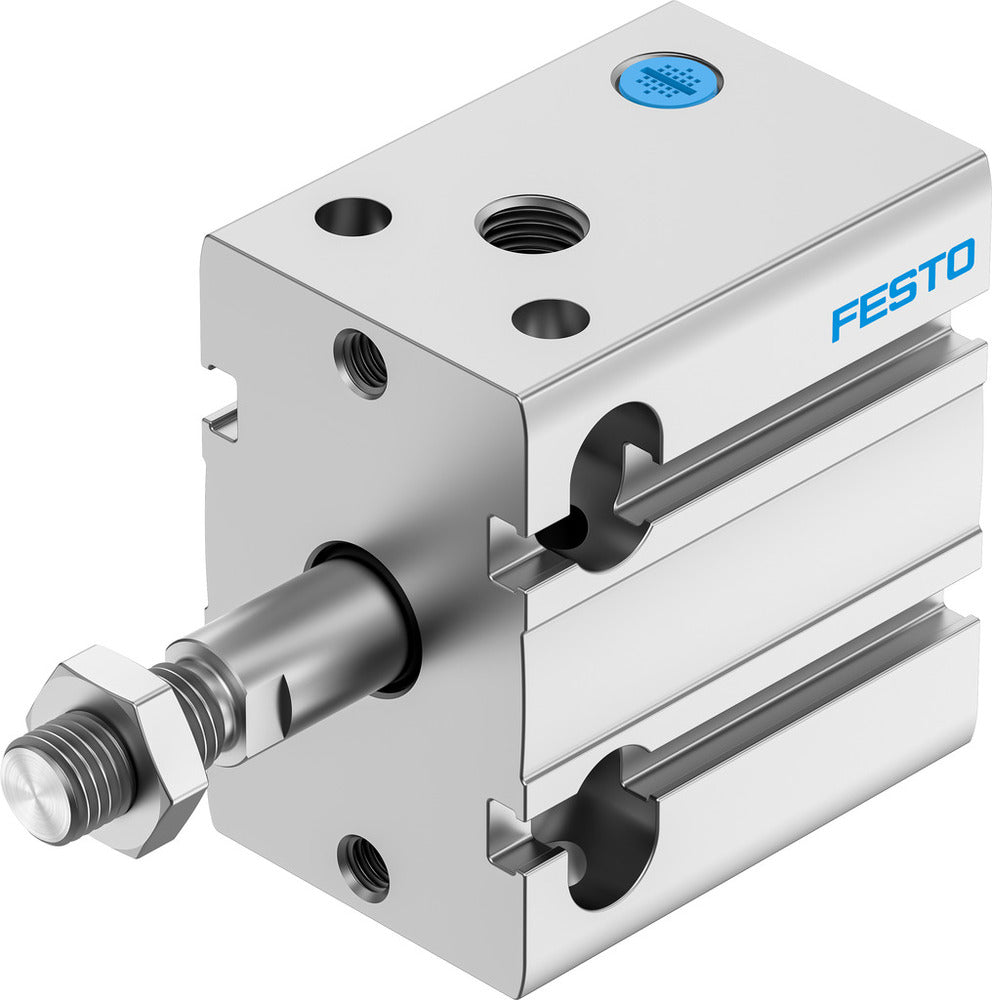 Festo Cilindro Compacto 32mm Diámetro 10mm Carrera Simple Efecto - 4829130