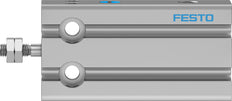 Festo Cilindro Compacto 6mm Diámetro 10mm Carrera Simple Efecto - 4830910