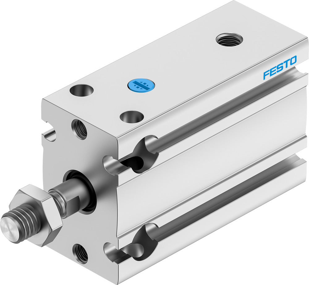 Festo Cilindro Compacto 16mm Diámetro 10mm Carrera Simple Efecto - 4833273