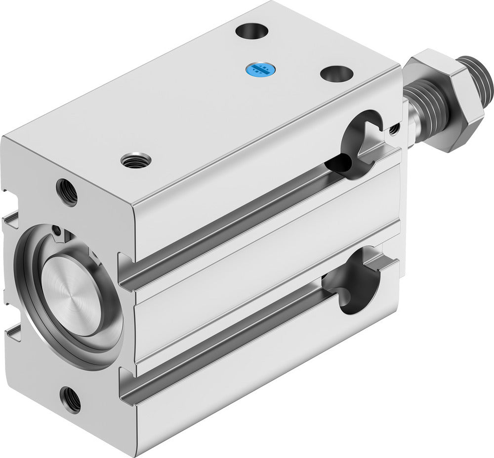 Festo Cilindro Compacto 25mm Diámetro 15mm Carrera Simple Efecto - 4840837