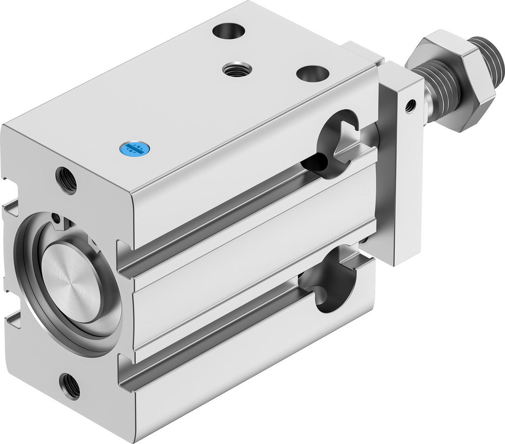 Festo Cilindro Compacto 25mm Diámetro 10mm Carrera Simple Efecto - 4840839