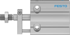 Festo Cilindro Compacto 25mm Diámetro 10mm Carrera Simple Efecto - 4840839