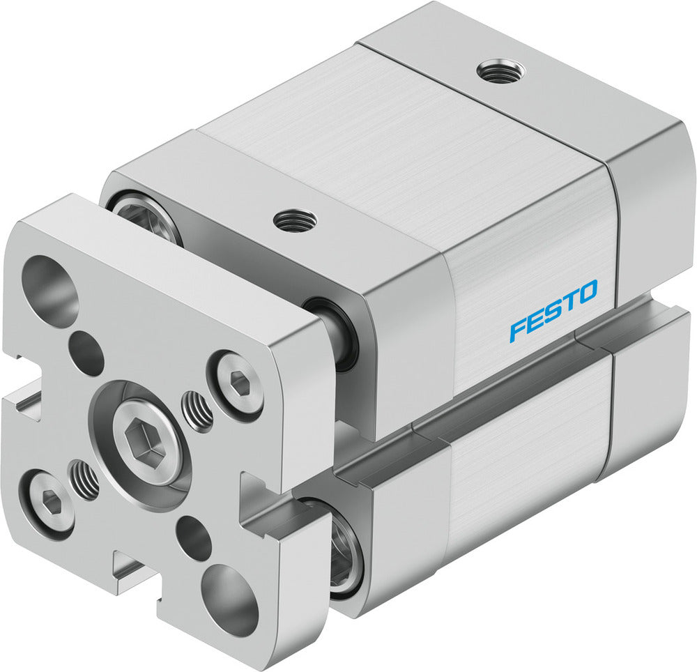 Festo Cilindro Compacto 25mm Diámetro 10mm Carrera ISO 21287 Doble Efecto - 577216