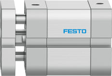 Festo Cilindro Compacto 25mm Diámetro 10mm Carrera ISO 21287 Doble Efecto - 577216