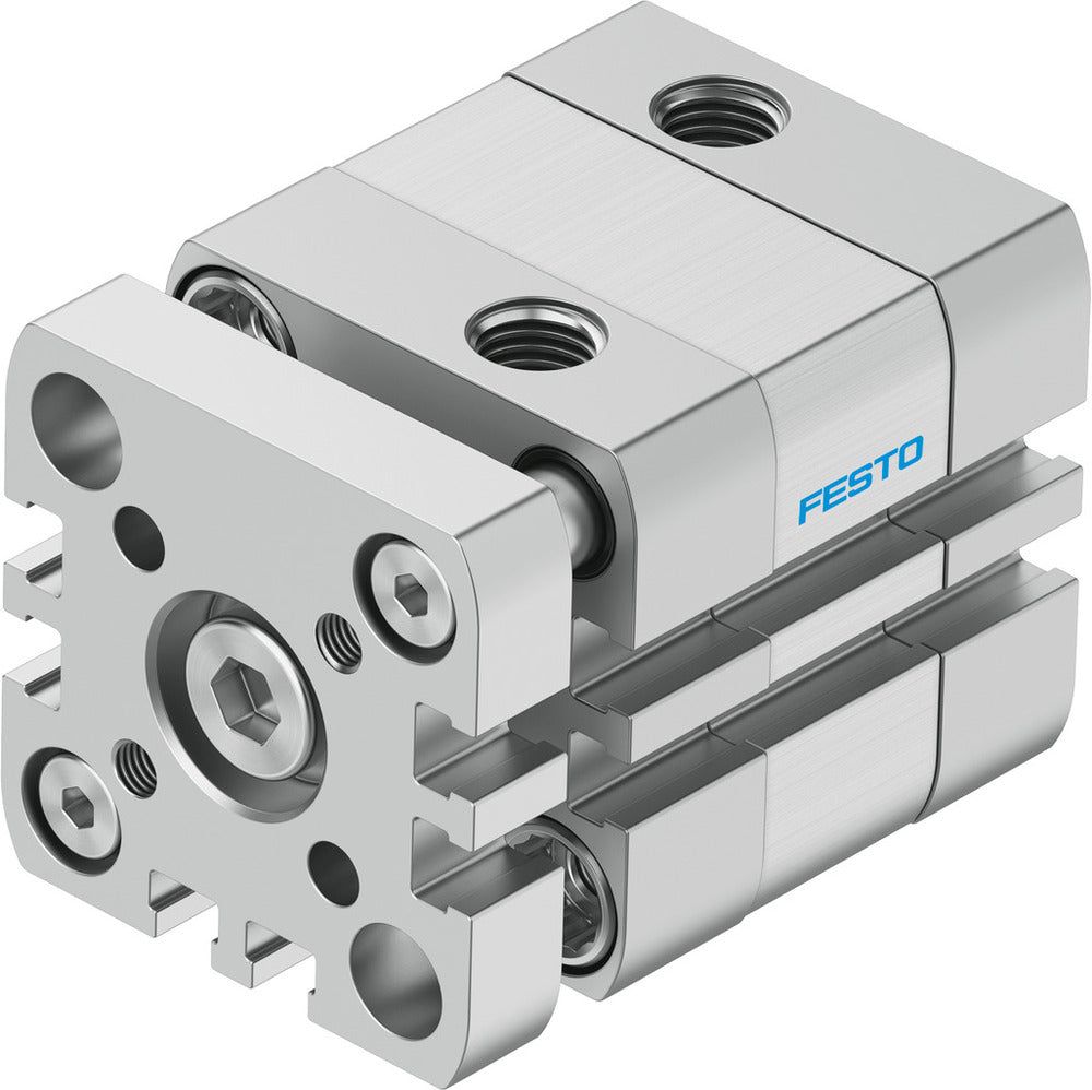 Festo Cilindro Compacto 25mm Diámetro 60mm Carrera ISO 21287 Doble Efecto - 554237