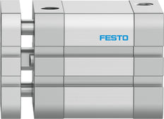 Festo Cilindro Compacto 40mm Diámetro 20mm Carrera ISO 21287 Doble Efecto - 554251
