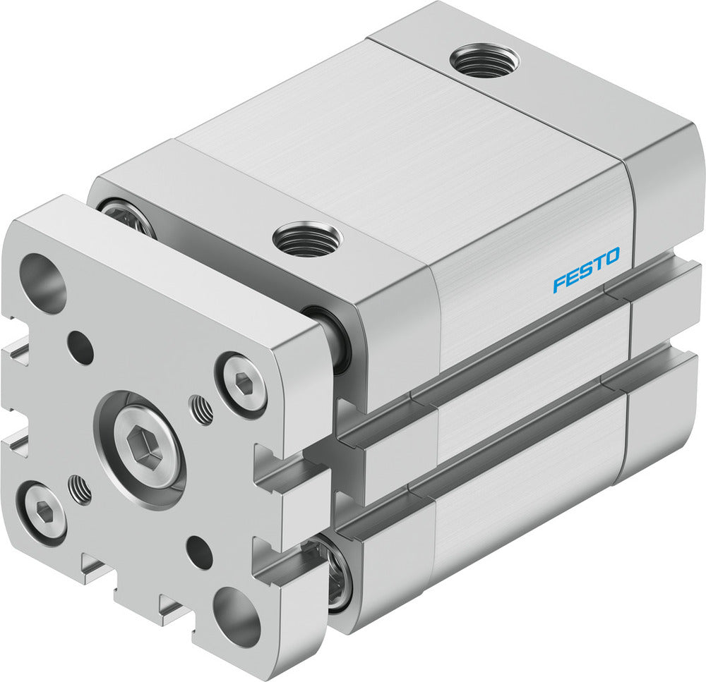 Festo Cilindro Compacto 40mm Diámetro 25mm Carrera ISO 21287 Doble Efecto - 554252