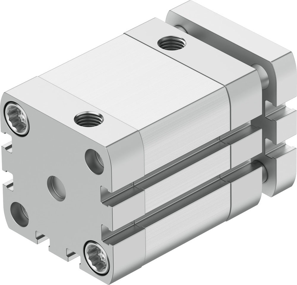Festo Cilindro Compacto 40mm Diámetro 25mm Carrera ISO 21287 Doble Efecto - 574034