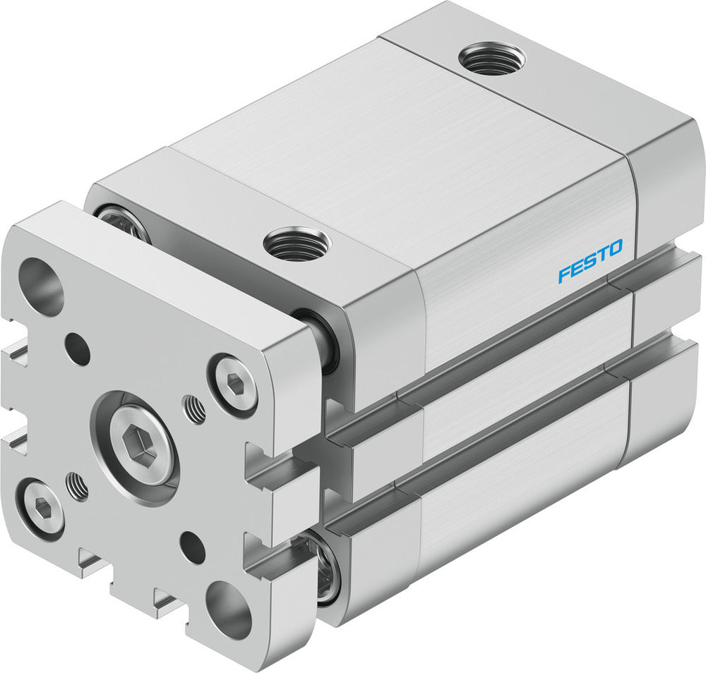 Festo Cilindro Compacto 40mm Diámetro 30mm Carrera ISO 21287 Doble Efecto - 574035