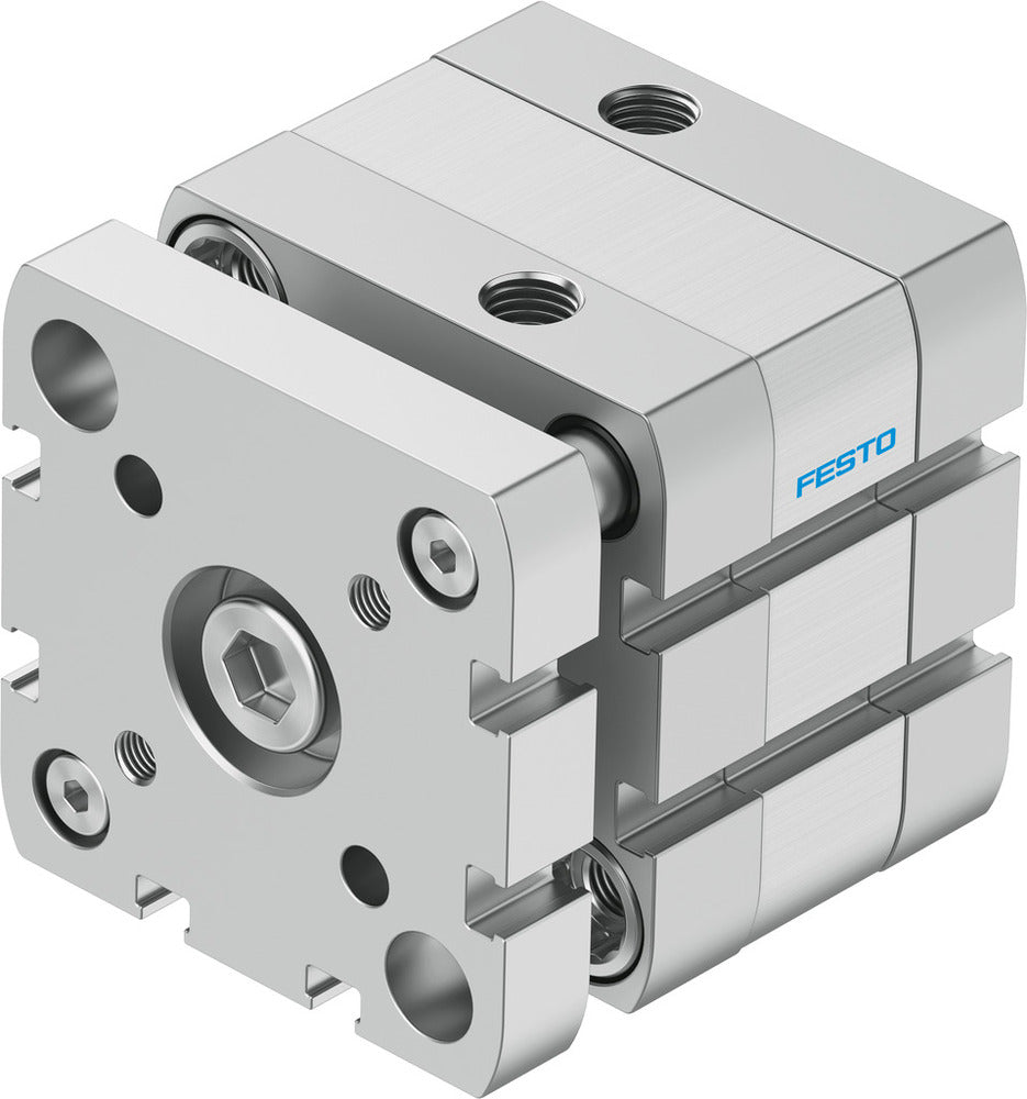 Festo Cilindro Compacto 50mm Diámetro 5mm Carrera ISO 21287 Doble Efecto - 554258