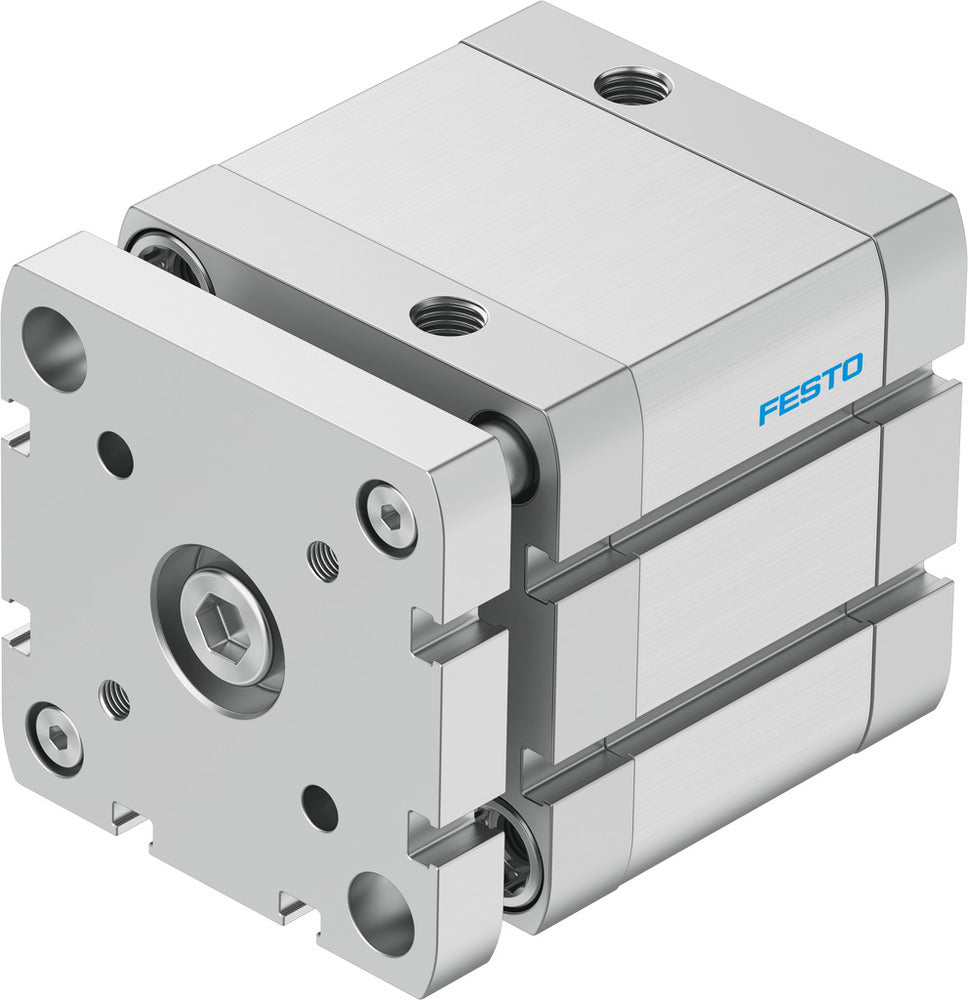 Festo Cilindro Compacto 63mm Diámetro 25mm Carrera ISO 21287 Doble Efecto - 554271