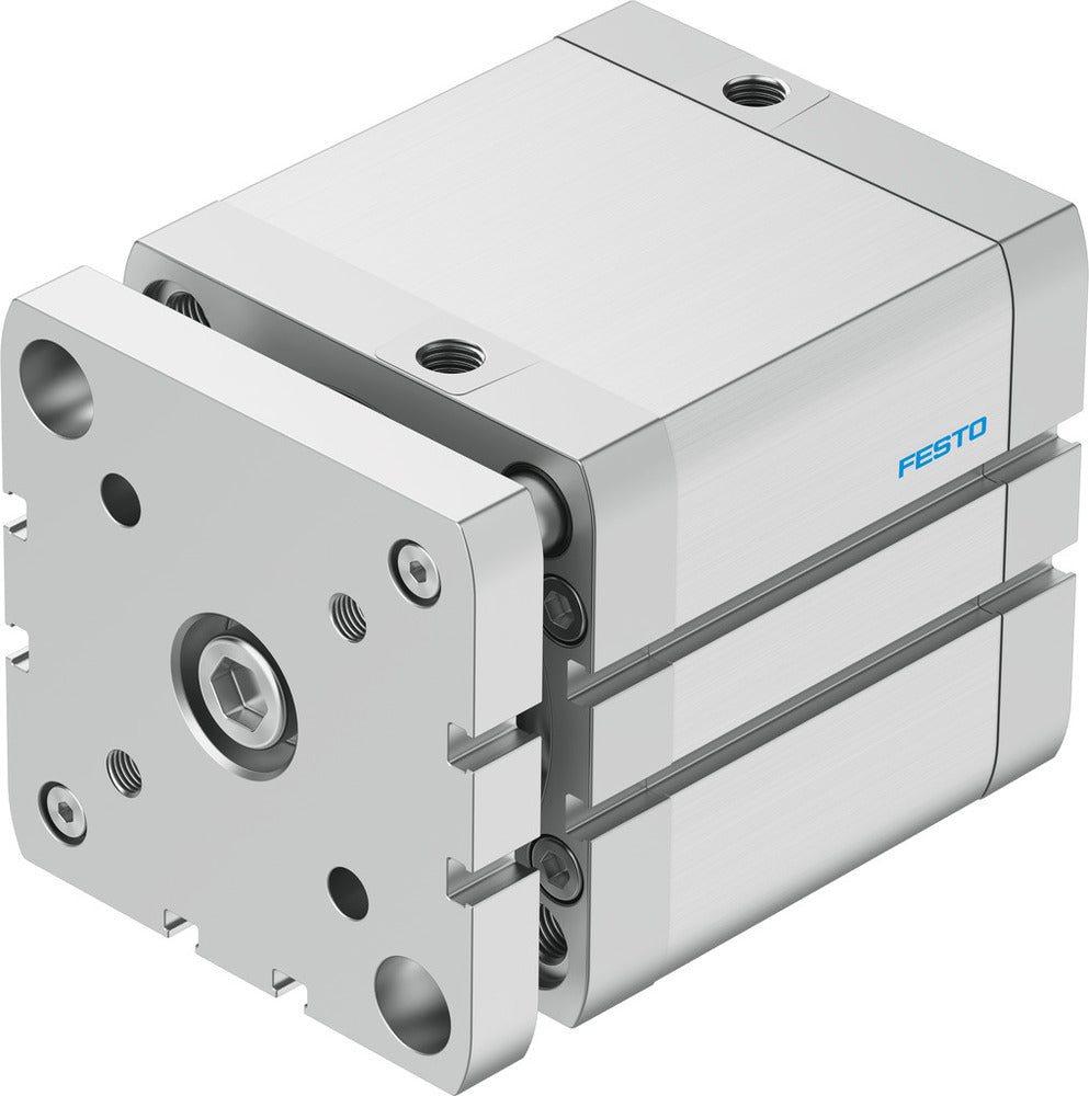 Festo Cilindro Compacto 80mm Diámetro 50mm Carrera ISO 21287 Doble Efecto - 554283