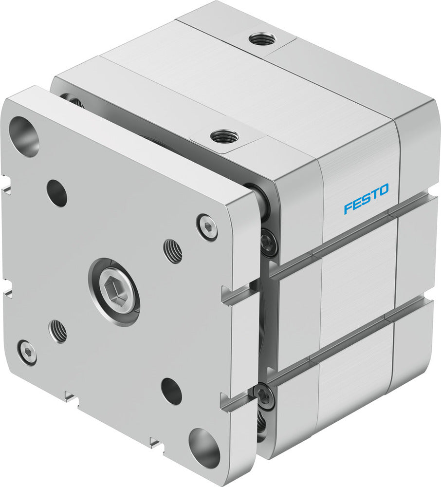 Festo Cilindro Compacto 100mm Diámetro 15mm Carrera ISO 21287 Doble Efecto - 577225
