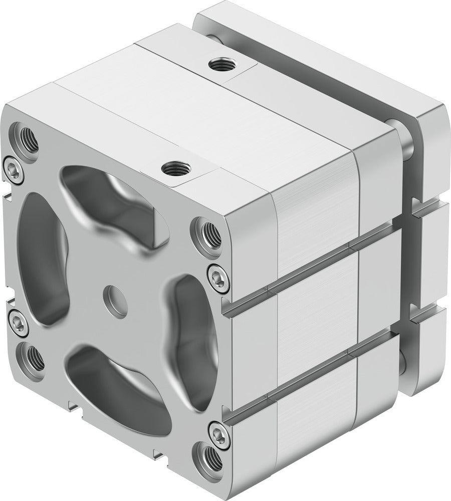 Festo Cilindro Compacto 100mm Diámetro 15mm Carrera ISO 21287 Doble Efecto - 554287