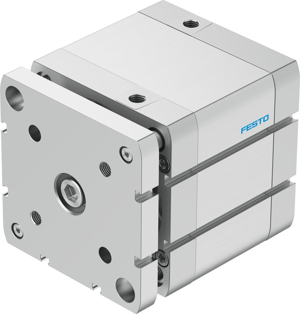 Festo Cilindro Compacto 100mm Diámetro 40mm Carrera ISO 21287 Doble Efecto - 554291