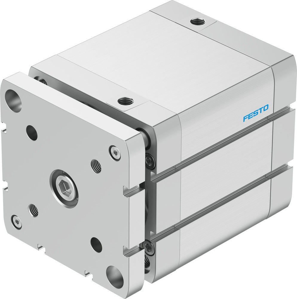 Festo Cilindro Compacto 100mm Diámetro 60mm Carrera ISO 21287 Doble Efecto - 554293