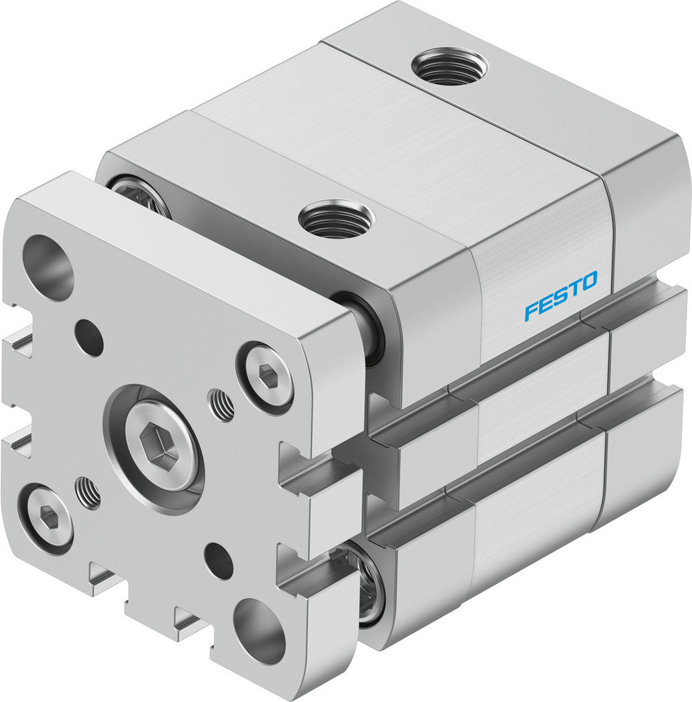 Festo Cilindro Compacto 40mm Diámetro 10mm Carrera ISO 21287 Doble Efecto - 554249