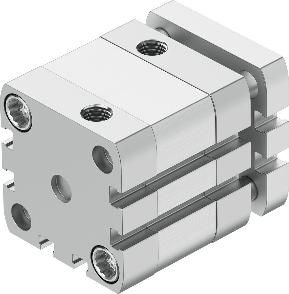 Festo Cilindro Compacto 40mm Diámetro 10mm Carrera ISO 21287 Doble Efecto - 554249