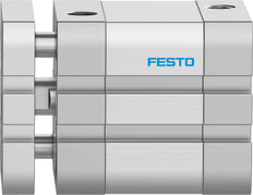 Festo Cilindro Compacto 40mm Diámetro 15mm Carrera ISO 21287 Doble Efecto - 574032
