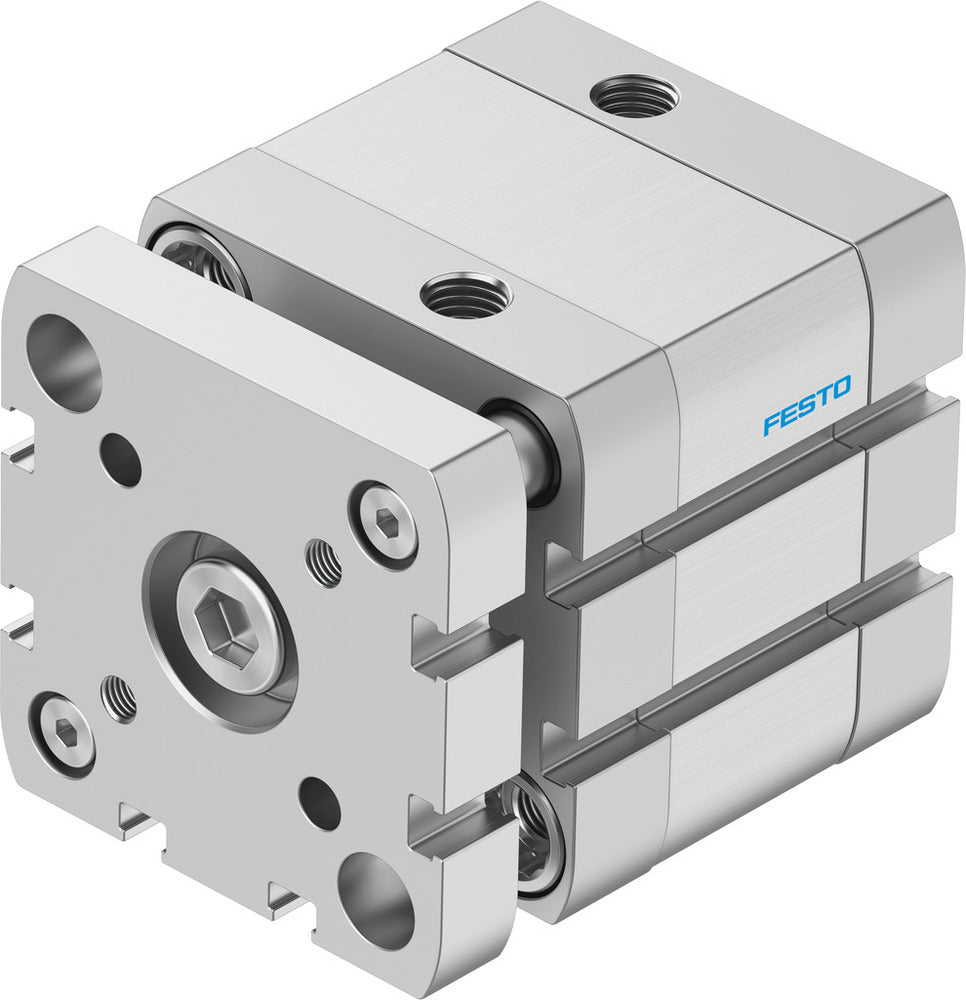 Festo Cilindro Compacto 50mm Diámetro 15mm Carrera ISO 21287 Doble Efecto - 574041