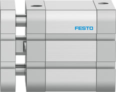 Festo Cilindro Compacto 50mm Diámetro 25mm Carrera ISO 21287 Doble Efecto - 574043