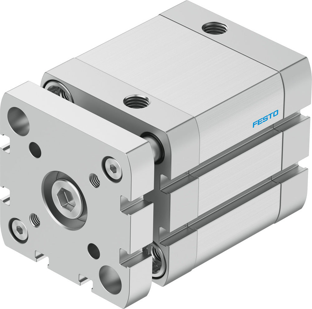 Festo Cilindro Compacto 50mm Diámetro 30mm Carrera ISO 21287 Doble Efecto - 574044