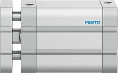 Festo Cilindro Compacto 50mm Diámetro 50mm Carrera ISO 21287 Doble Efecto - 574046
