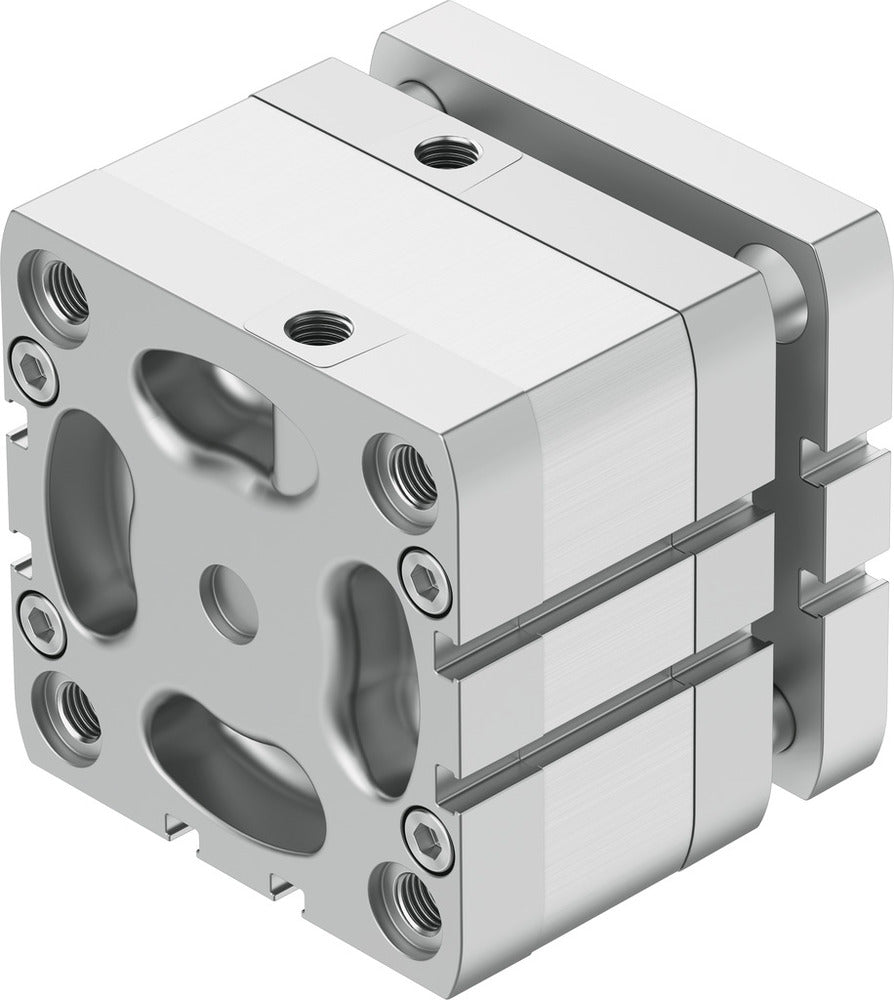 Festo Cilindro Compacto 80mm Diámetro 10mm Carrera ISO 21287 Doble Efecto - 574058