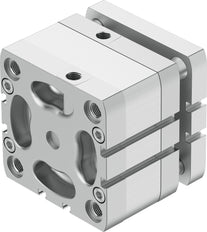 Festo Cilindro Compacto 80mm Diámetro 10mm Carrera ISO 21287 Doble Efecto - 574058