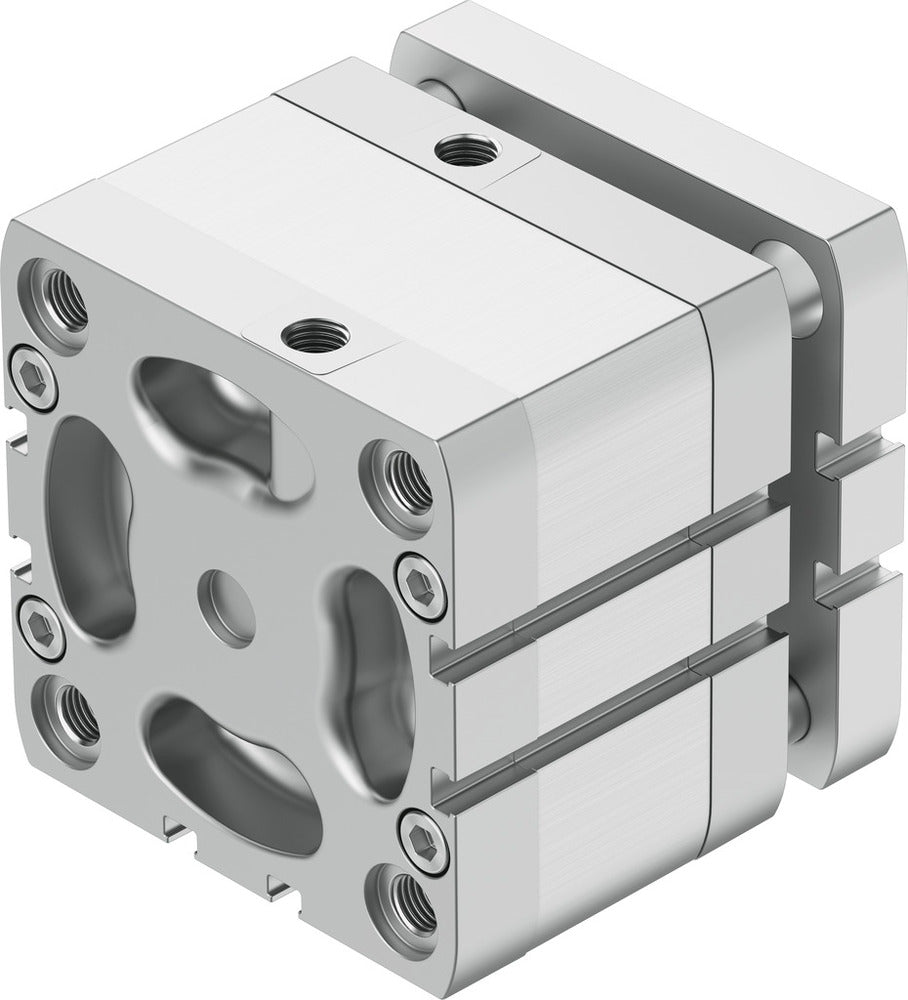 Festo Cilindro Compacto 80mm Diámetro 15mm Carrera ISO 21287 Doble Efecto - 554278