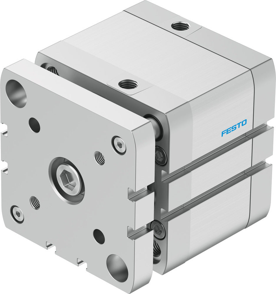 Festo Cilindro Compacto 80mm Diámetro 25mm Carrera ISO 21287 Doble Efecto - 554280