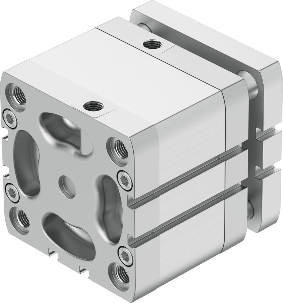 Festo Cilindro Compacto 80mm Diámetro 25mm Carrera ISO 21287 Doble Efecto - 574061