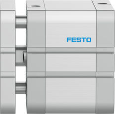 Festo Cilindro Compacto 80mm Diámetro 25mm Carrera ISO 21287 Doble Efecto - 554280
