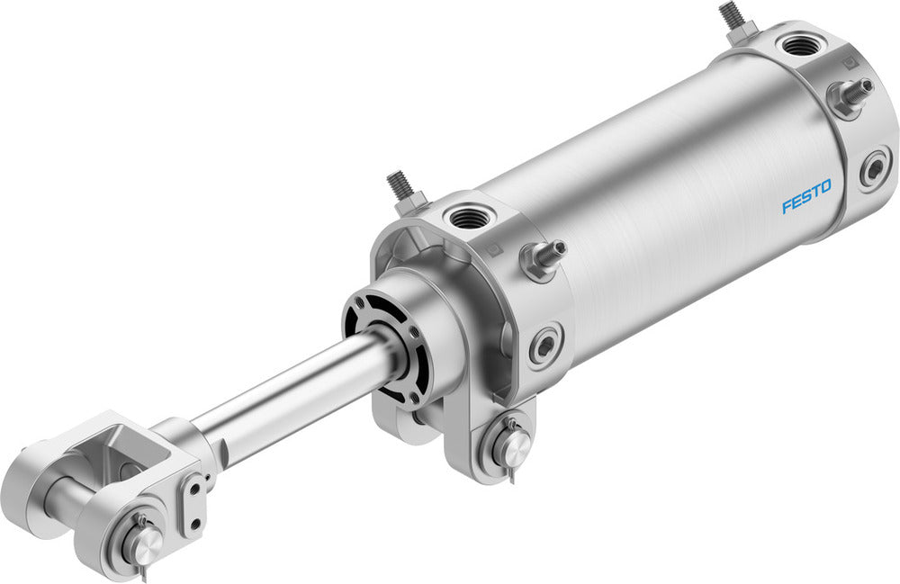 Festo Cilindro Articulado 80mm Diámetro 100mm Carrera Doble Efecto - 557906