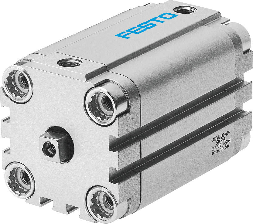 Festo Cilindro Compacto 32mm Diámetro 10mm Carrera Doble Efecto - 156703