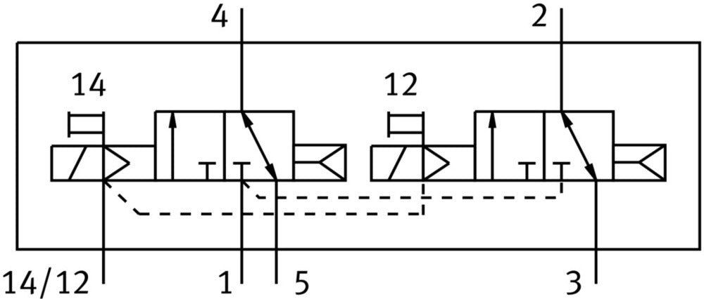 Festo 2x3/2 NC Monostable Válvula Solenoide De Aire M7 170L/Min - 566479