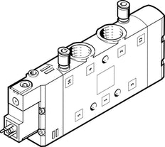 Festo 5/2 Monostable Válvula Solenoide De Aire G3/8 2900L/Min - 163814