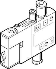 Festo 3/2 NC Monostable Válvula Solenoide De Aire QS-6 300l/min - 196850