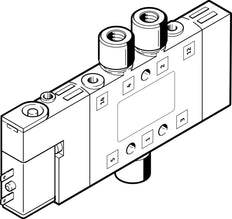 Festo 5/2 Monostable Válvula Solenoide De Aire M5 180L/Min - 196881
