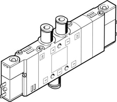 Festo 5/3 Válvula Solenoide De Aire Exhausto QS-6 370L/Min - 196899