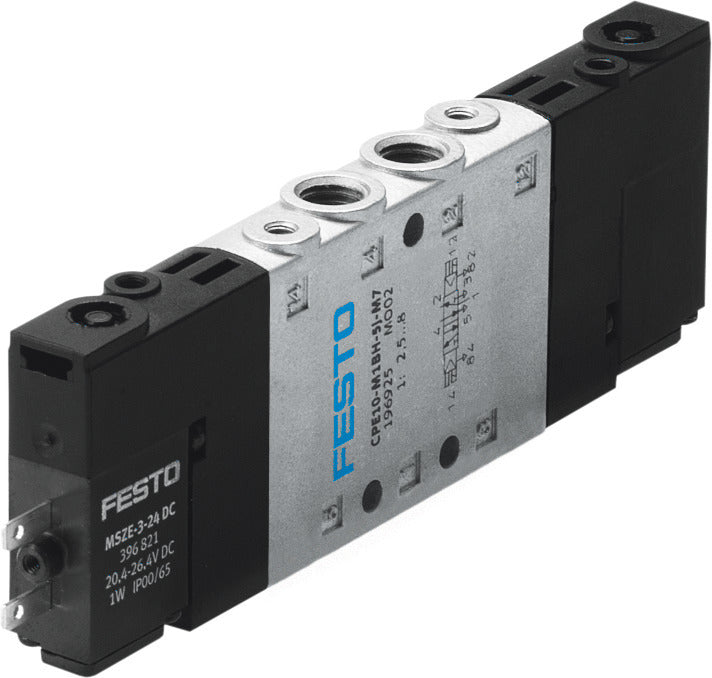 Festo 5/2 Bistable Válvula Solenoide De Aire M7 350L/Min - 196926