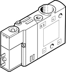 Festo 3/2 NC Monostable Válvula Solenoide De Aire G1/8 900l/min - 196930
