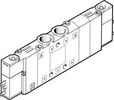 Festo 5/3 Válvula Solenoide De Aire Exhausto G1/8 700l/min - 196936