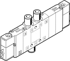 Festo 5/3 NC Válvula Solenoide De Aire QS-4 180L/Min - 533147