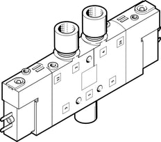 Festo 5/3 NC Válvula Solenoide De Aire M5 180L/Min - 533160