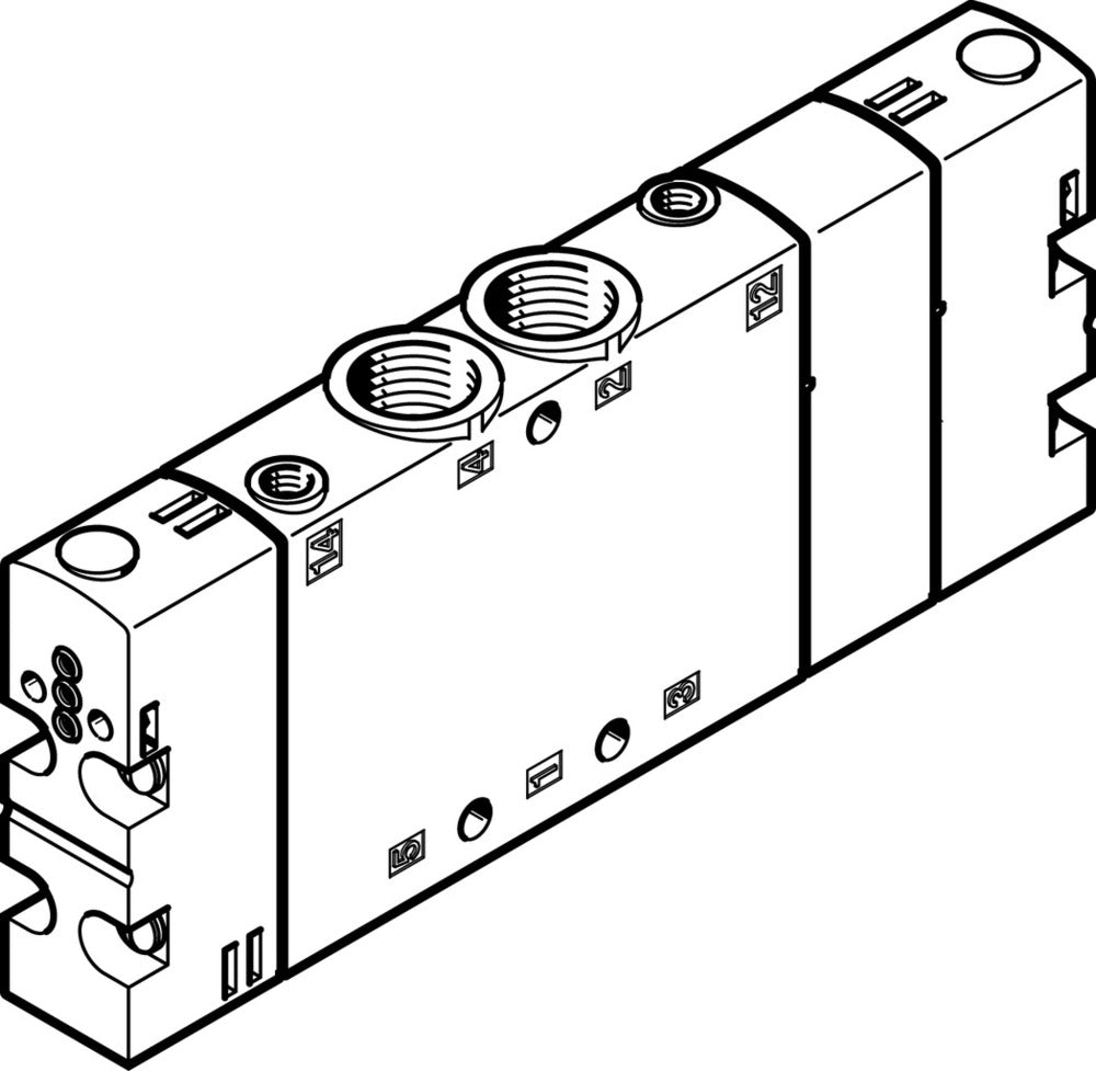 Festo 5/3 Válvula Básica Presurizada G1/4 1300L/Min - 550162