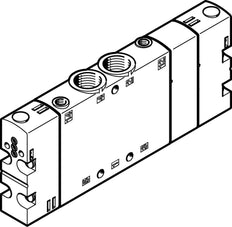 Festo 5/3 Válvula Básica Presurizada G1/4 1300L/Min - 550162