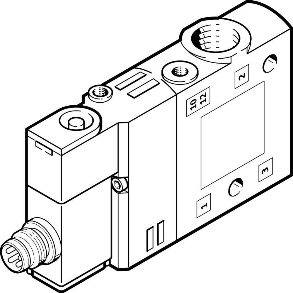 Festo 3/2 NC Monostable Válvula Solenoide De Aire G1/8 900l/min - 550247