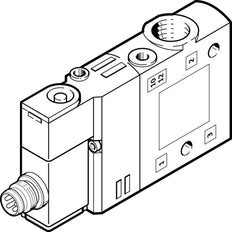 Festo 3/2 NC Monostable Válvula Solenoide De Aire G1/8 900l/min - 550247
